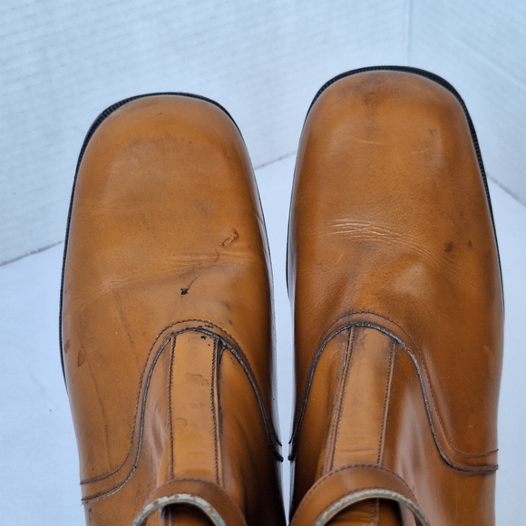 Vintage Ankle Booties Made in Italy sz 9 - Picture 7 of 13